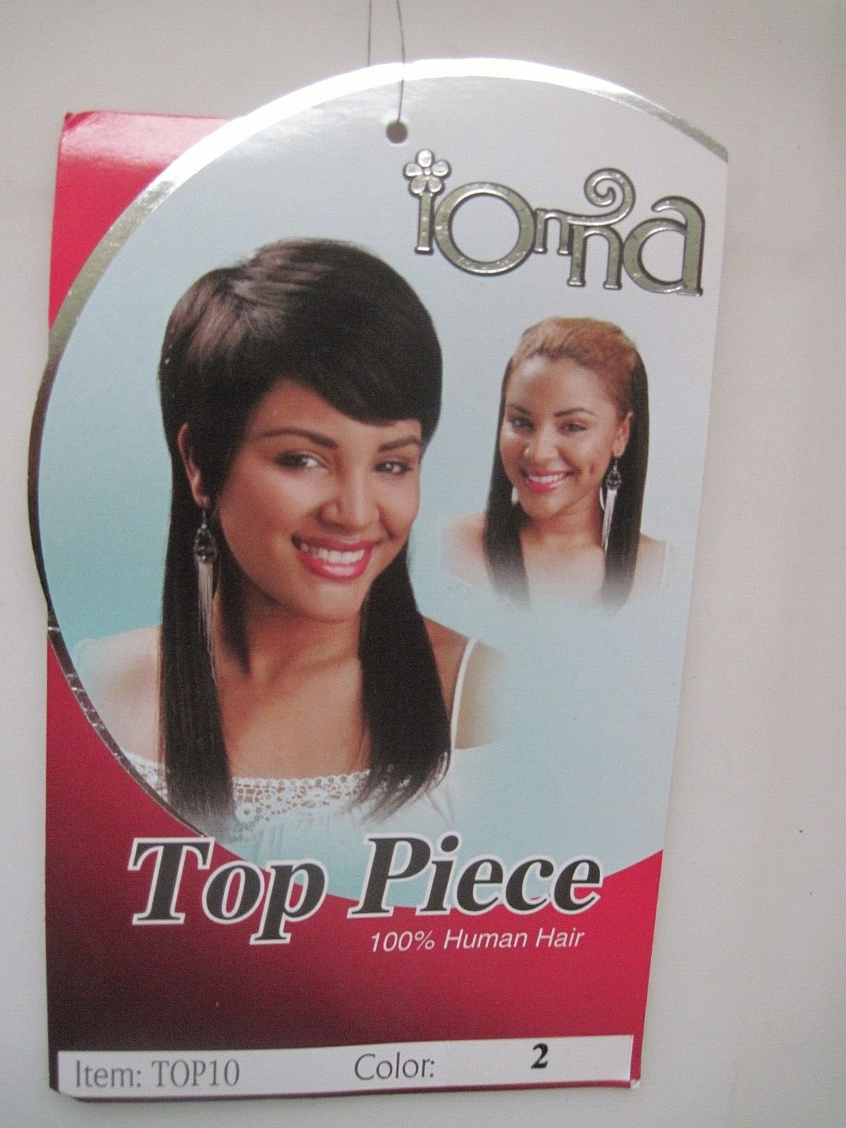 Unisex Hairpiece Dark Brown Human Hair Topper Women Thinning Hair & Male Toupee