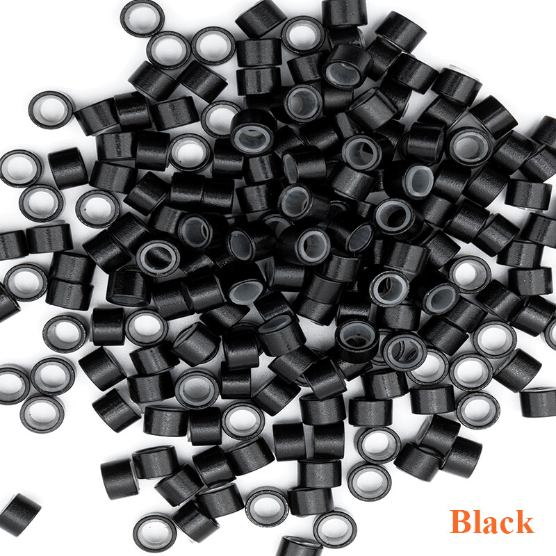 Micro Rings Beads Silicone Lined Loop Bonds For 1g/ 0.5g I Tip Hair Extensions