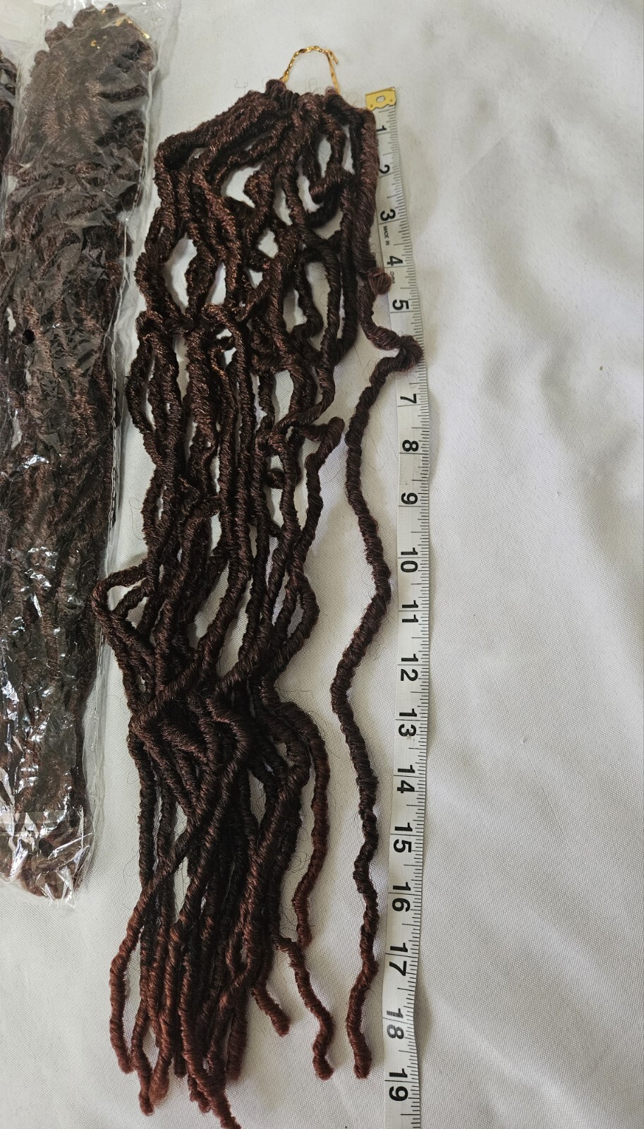 Crochet Hair 18 Inch Pre-loop Crochet Braids 100% Natural African Root