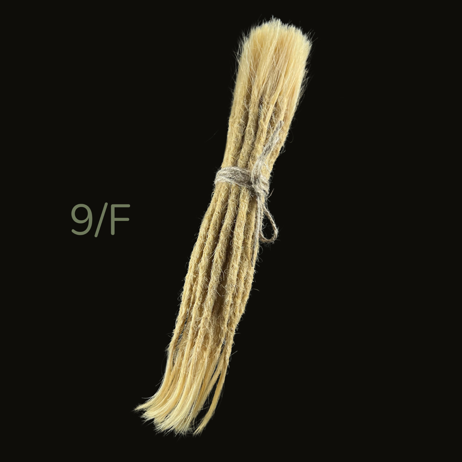 Bright Dreads 10 pcs Human Hair dreadlock extensions natural, 100% Human Hair