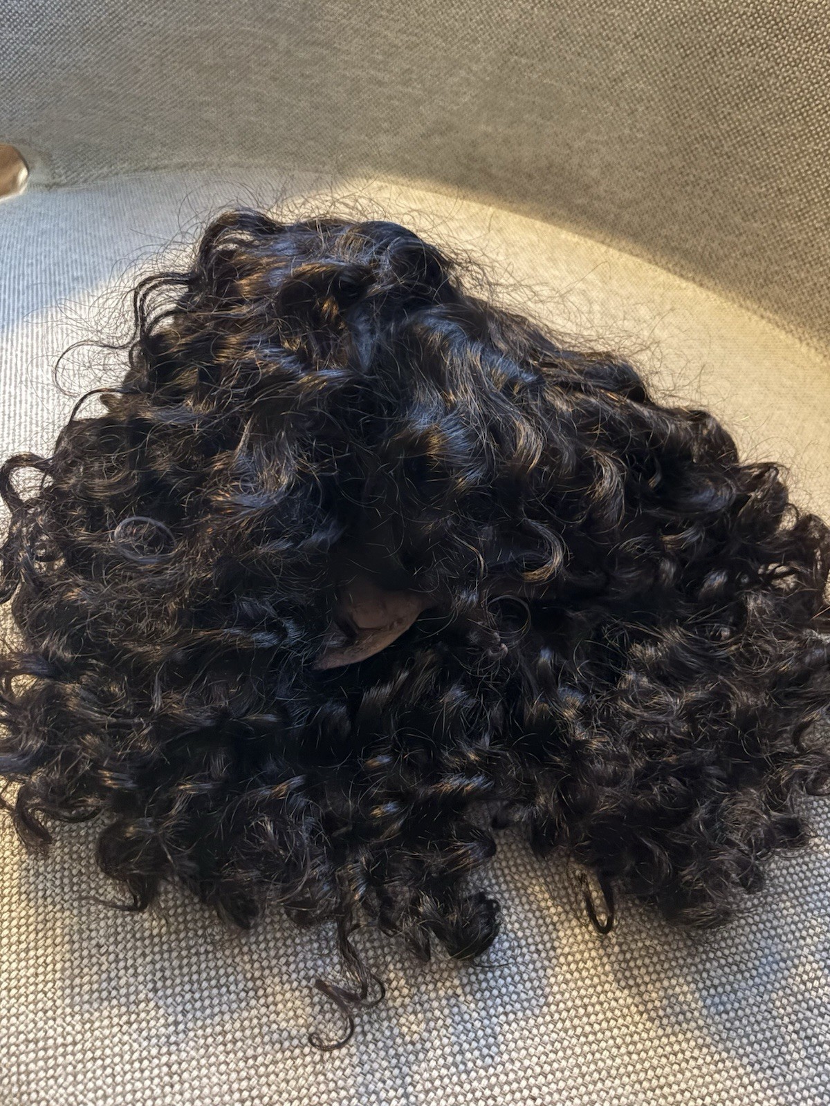 Luvme Hair Human Hair Wig – 12” Length – Natural Black – Lace Front – Pre-Owned