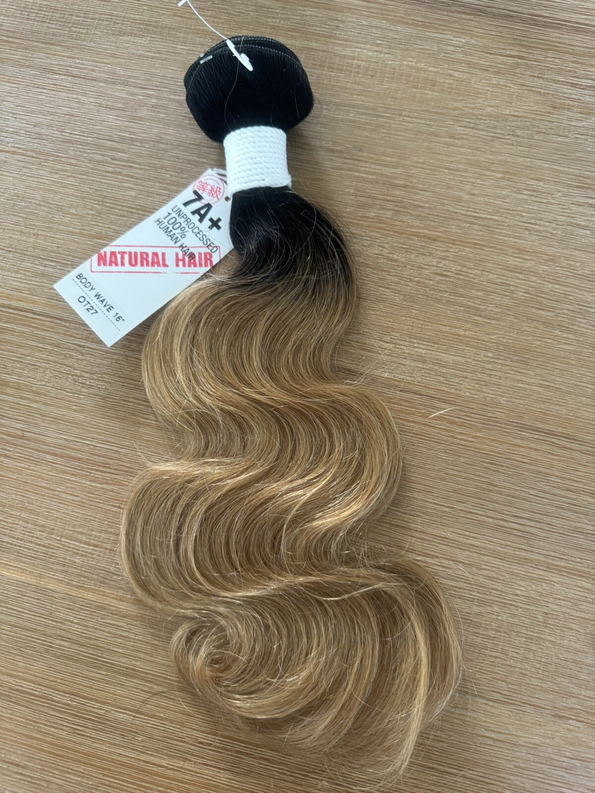 7A+ 100% Unprocessed Brazilian Virgin Remy Body Wave 16” OT27