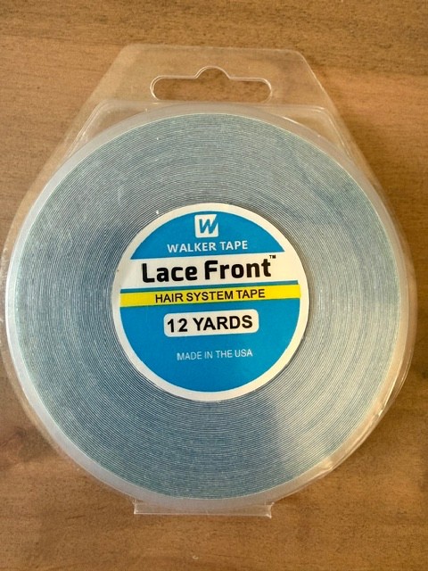 Walker Tape 3/4″ x 12 Yards Lace Front Support Tape Wig (Blue Liner) Double Side