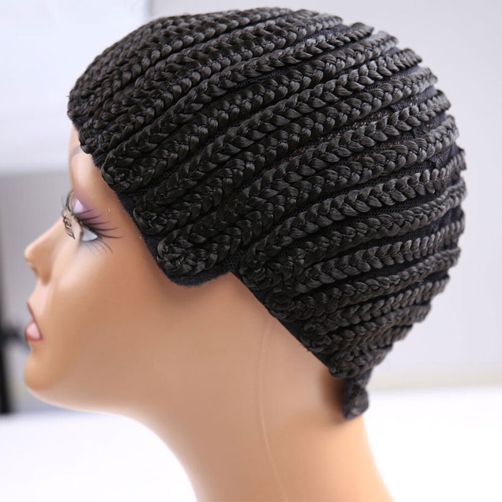 Refined Braided Wig Cap Cornrows Cap for Braiding Wig Crochet Hair Braided Wigs