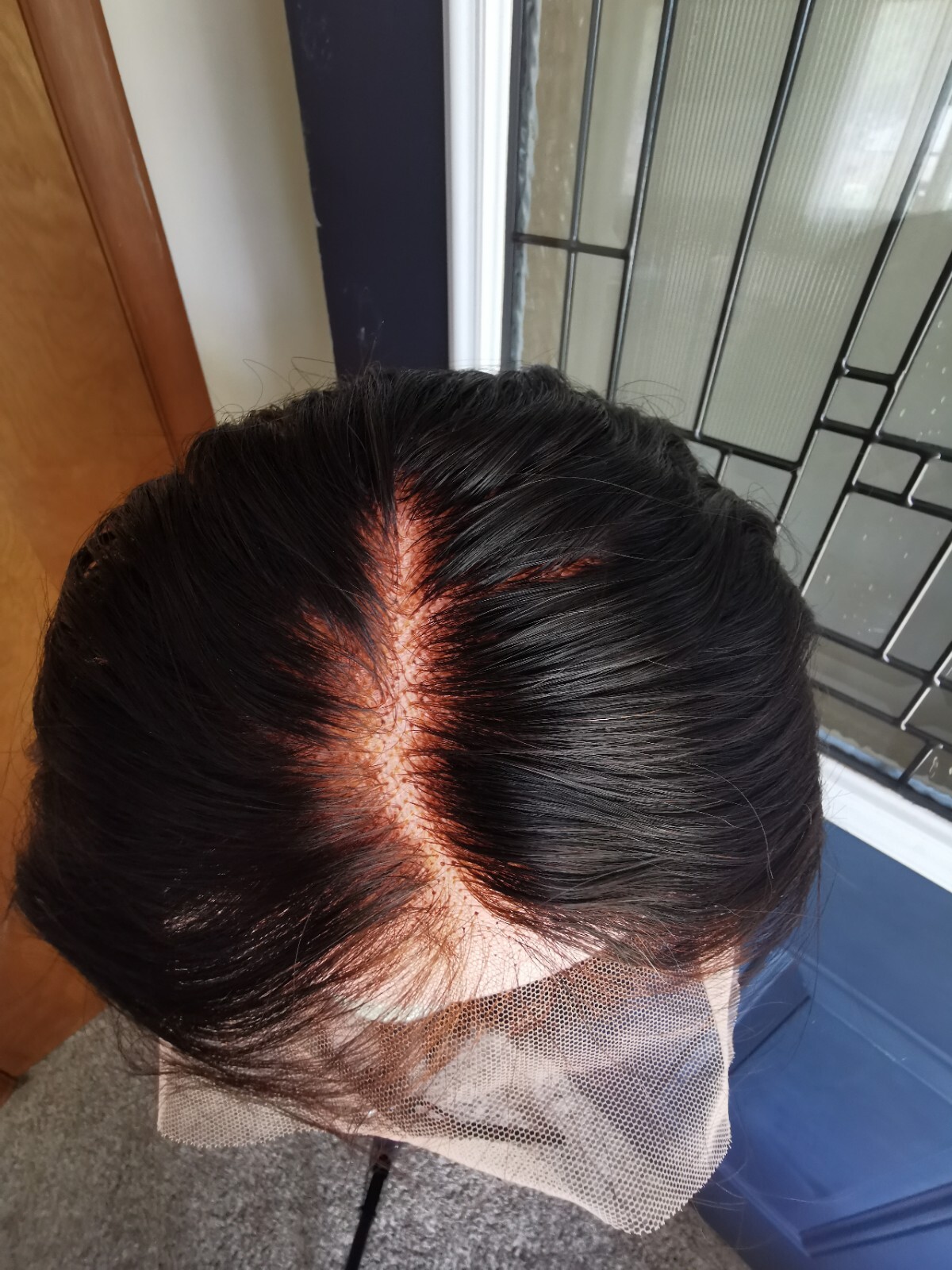 Ready To Go Bleached Knots High Quality Sexy 30” Human Hair Front Lace Wig 1B