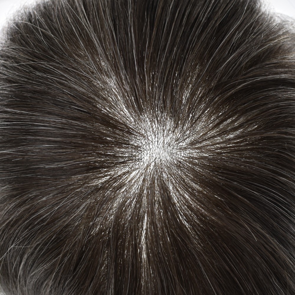 Ultra Thin Skin Mens Toupee Invisible Men Hair Replacement System ALL ColorS