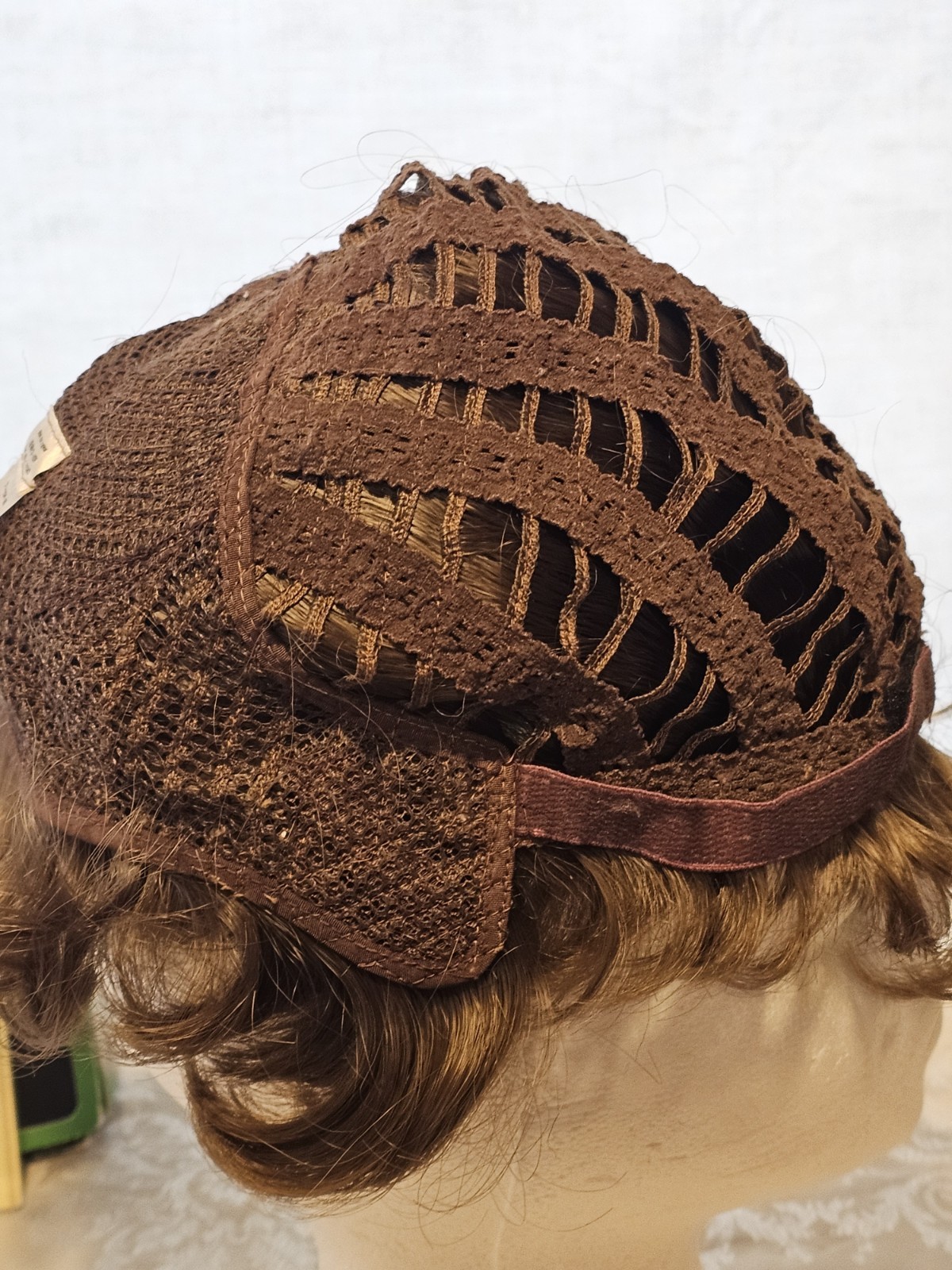 Vintage Wig Exquisite Capless Brown Wig by Karl of Vienna Feather Weight 22