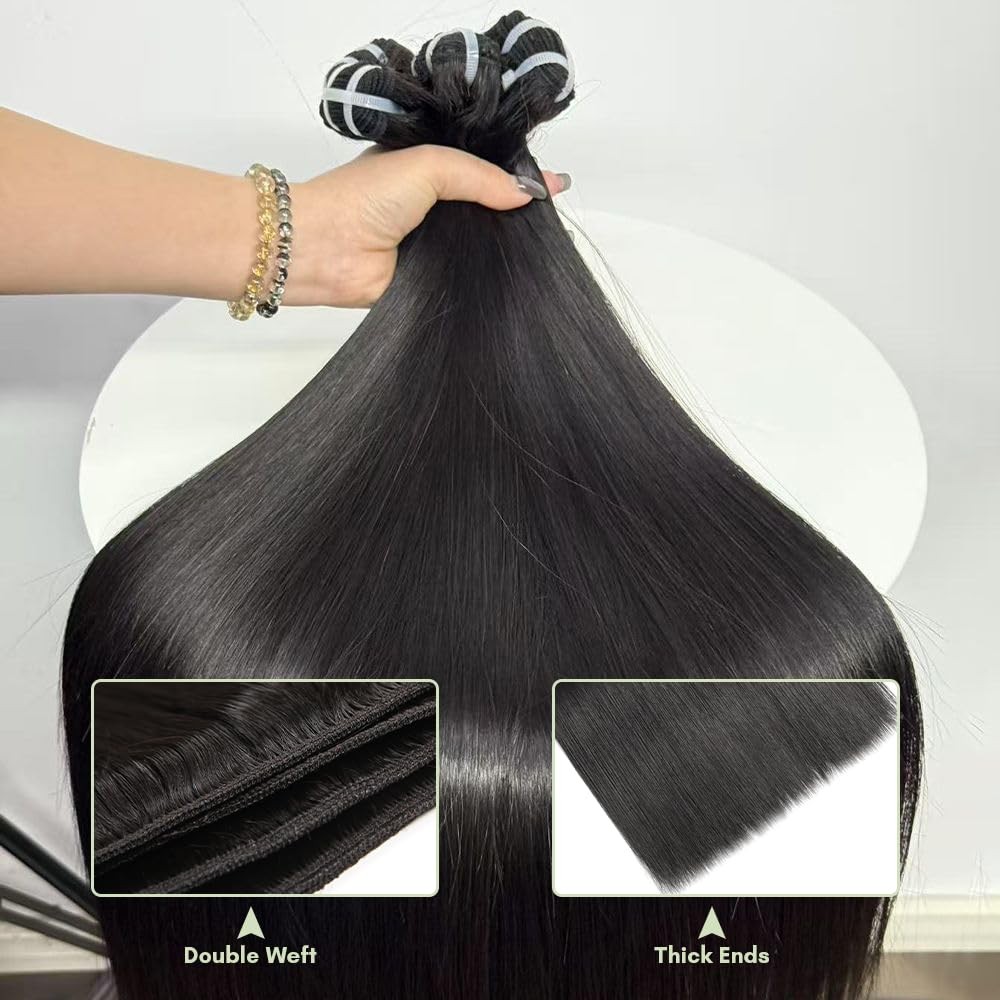 Ficony Human Hair Bundles 10 12 14 16 Inch Bundles Human Hair 100 Unprocessed
