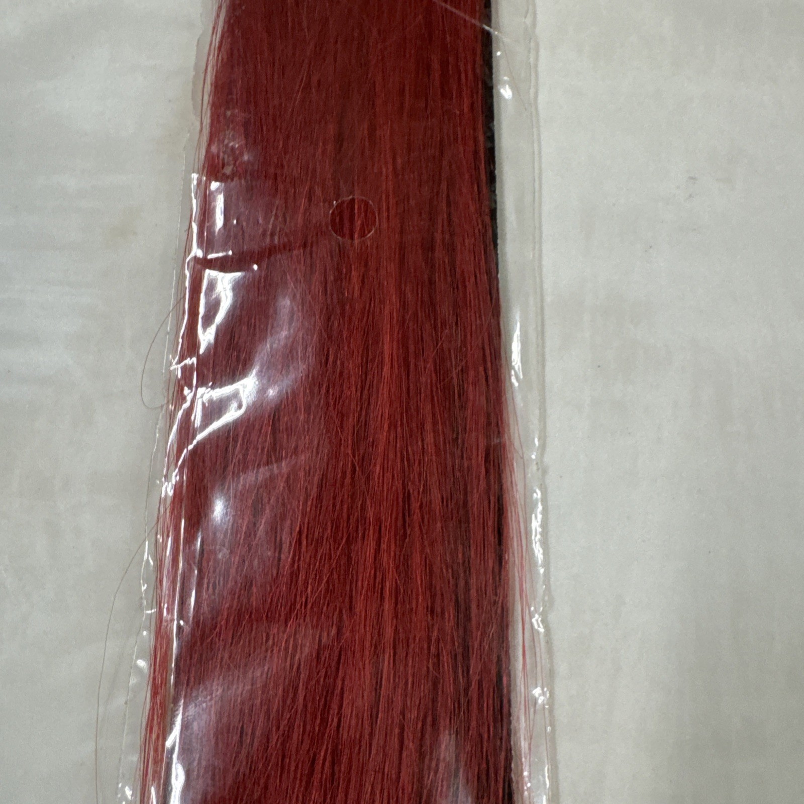 Ever Lasting Pre-bonded Keratin 100%Human Hair Extensions 20Strands # 3 Red