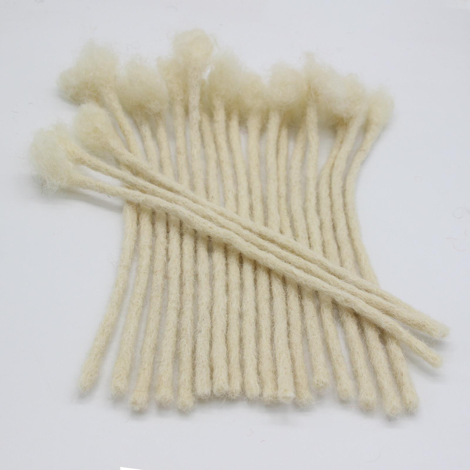 Dreadlock Human Hair Extensions Real Indian Hair Hand Tied Permanent Loc Hair