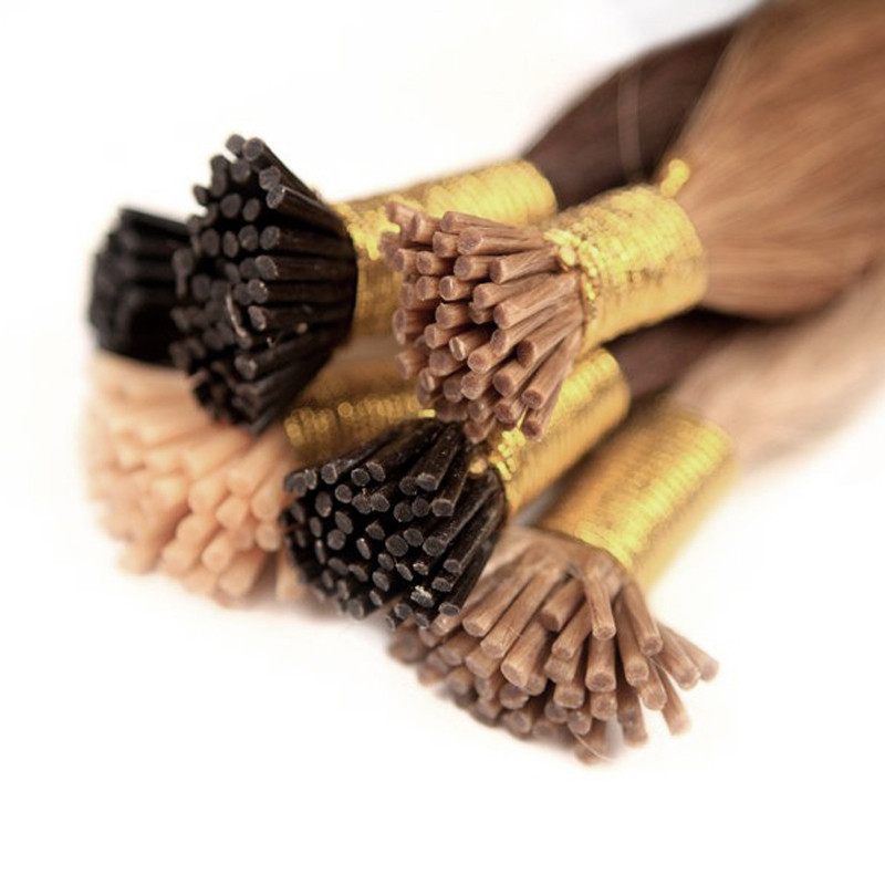 20″ Indian 100% Remy Human Hair Itips Micro Beads Extensions 6A Grade #33 Auburn