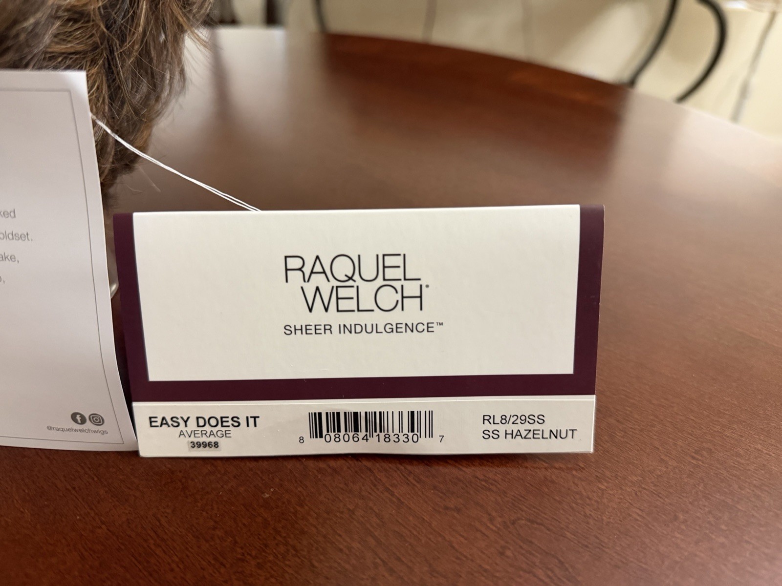 Raquel Welch Sheer Indulgence Wig RL8/29SSSS HAZELNUT