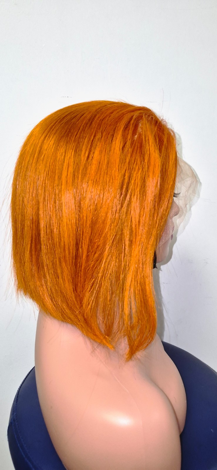 13*4 Straight Orange 10 in Wig