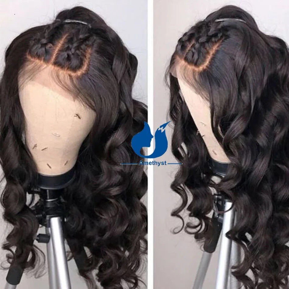 Body Wave Human Hair 5.5X4.5 PU Silk Base Closure Wig Wavy 4X4 Lace Closure Wig