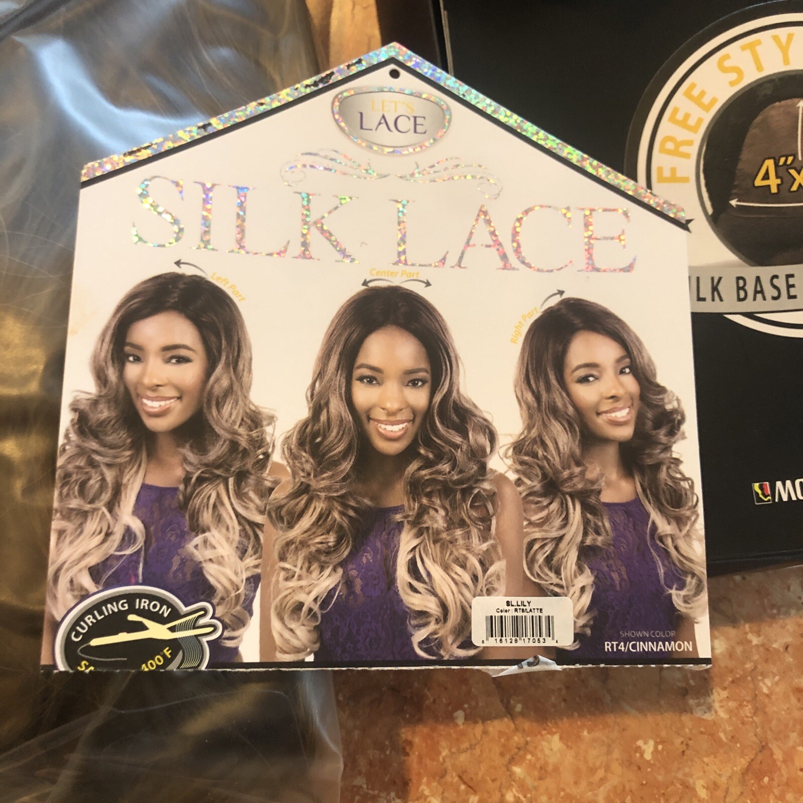 Silk lace sl.Lily a wig freestyle part Silk Base Swiss Lace
