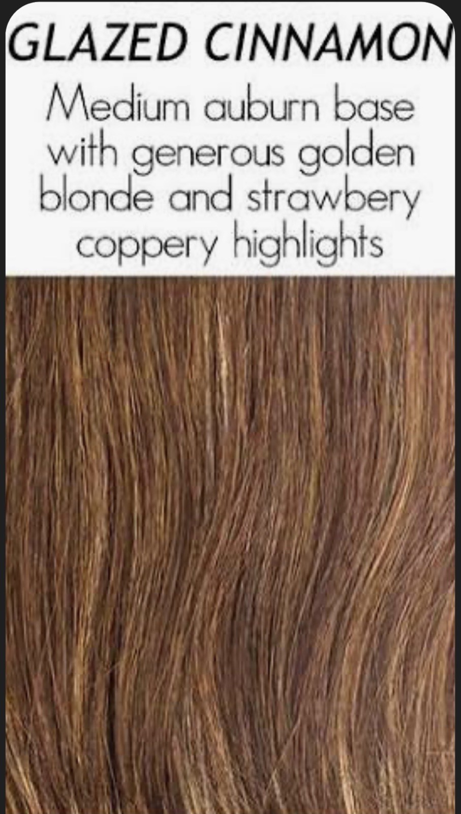 NWT Hairdo Thrill Seeker Lace Front Wig (Mono Part) Glazed Cinnamon R3025S+