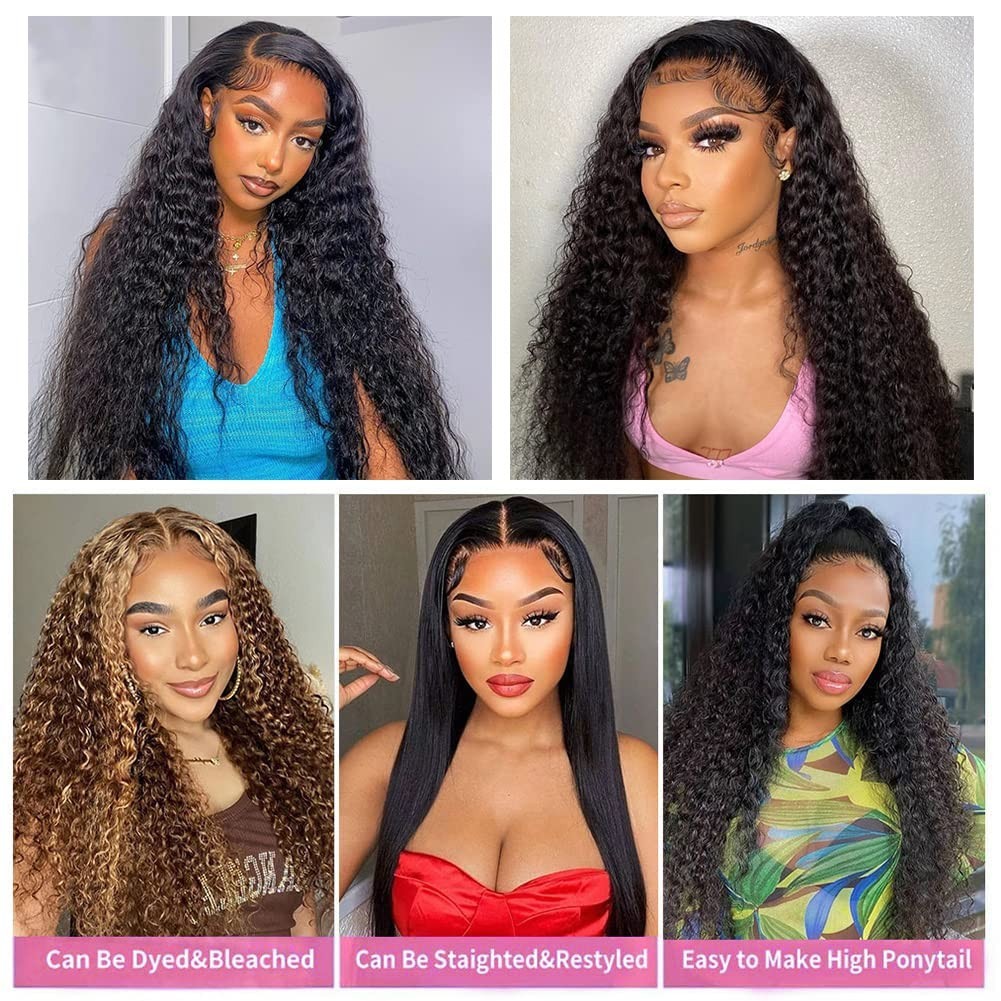 Elegant Deep Wave 26 Inch Bundle with Styled Versatility – Wig Cap Included