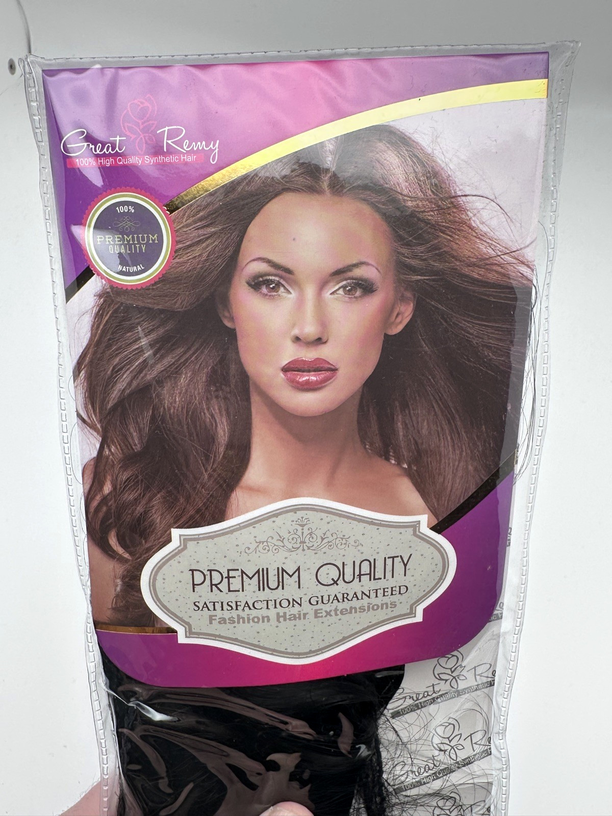 New Black Great Remy Hair Premium Extensions. Unopened Unused High Quality