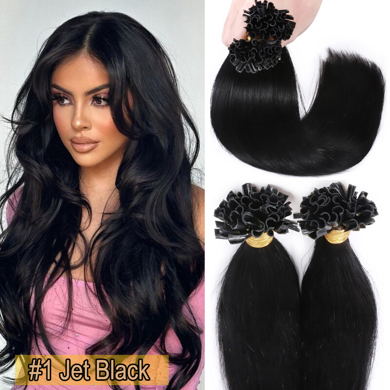 150G Thick Keratin Pre Bonded U Tip Human Hair Extensions Real THICK Fusion 300S