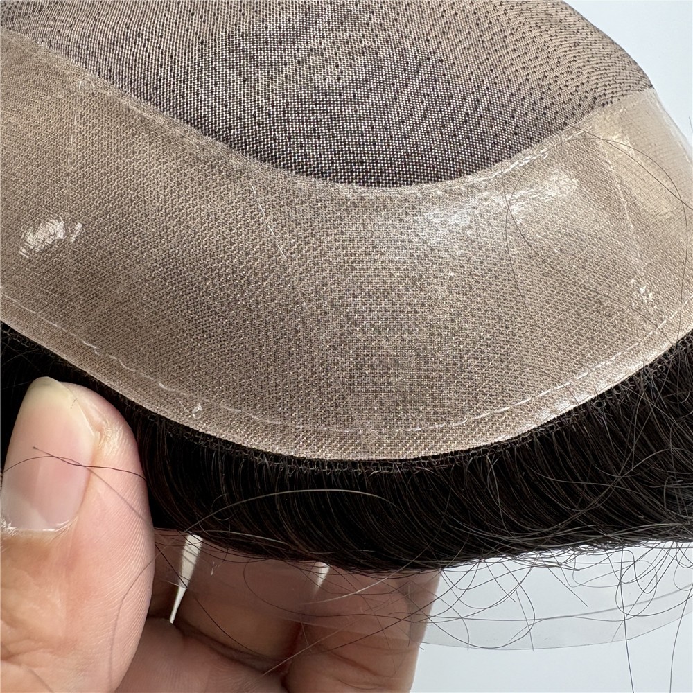 Men Toupee 10*8 Hair replacement system for Men Mono Lace Hair pieces Hair