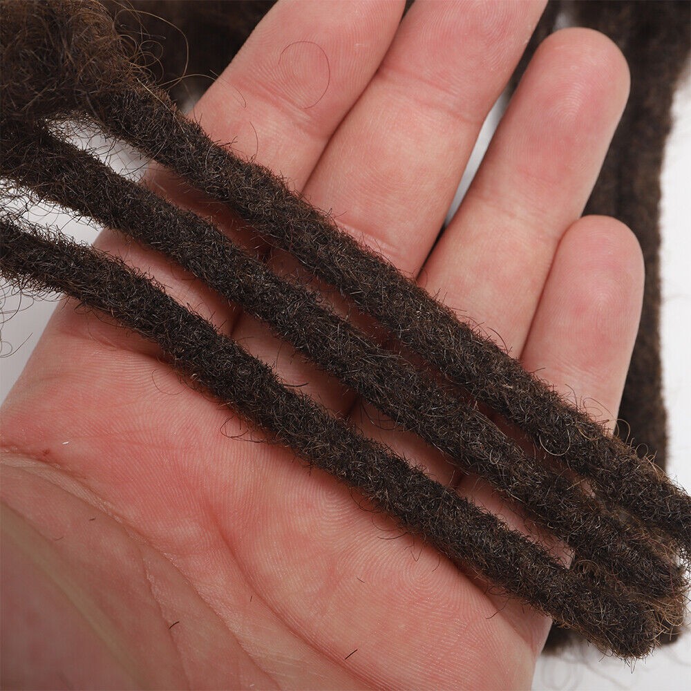 100% Real Human Hair Dreadlocks Extensions Crochet Braiding Hair Dreads Locs Men