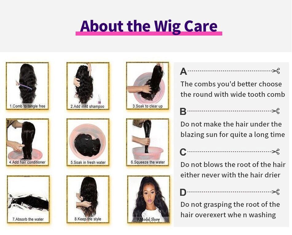 Ombre 1B Red Orange Body Wave Lace Front Human Hair Wig Pre-Plucked