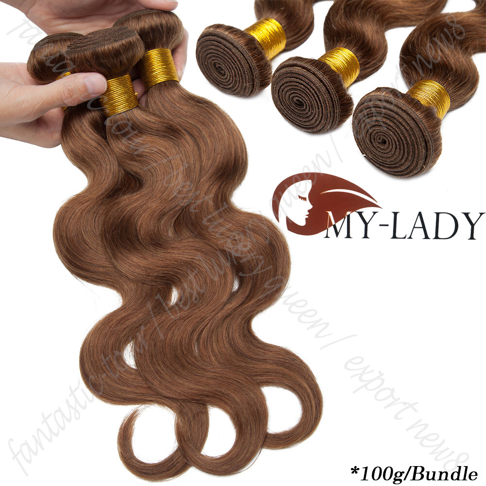 100% Real Remy Human Hair Extensions 100g/300g/400g THICK 3/4Bundles Weaves Weft