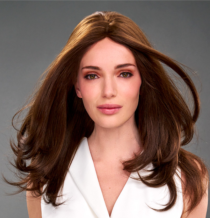 LAYLA WIG Jon Renau-22F16S8 VENICE BL-100% Human Hair-SwissLaceFront-FRENCH TOP