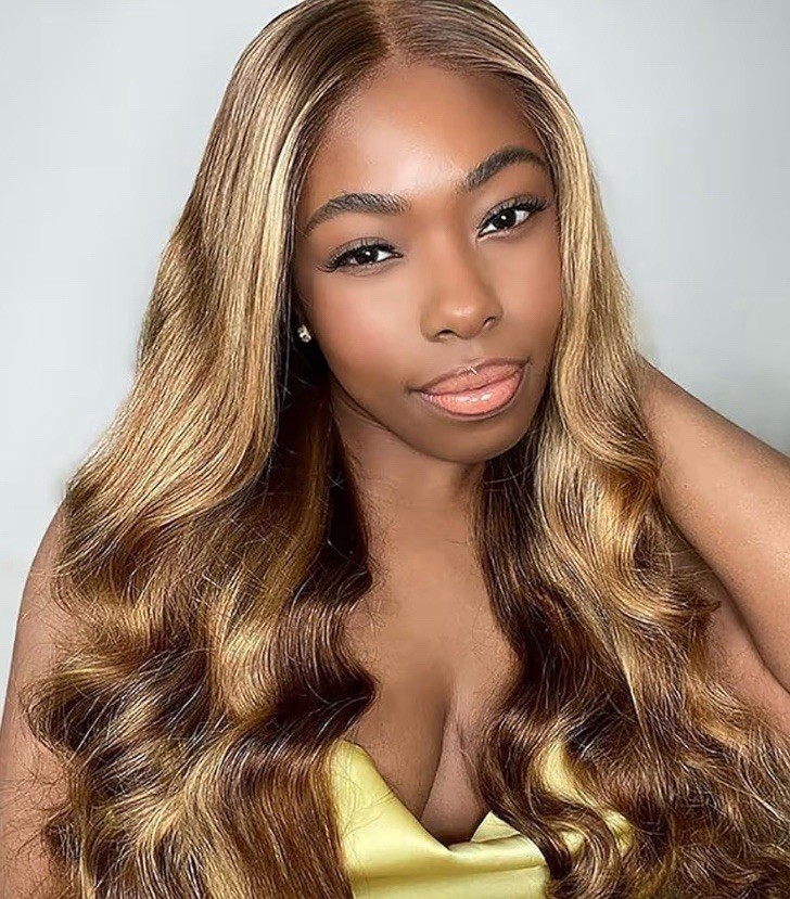 26 Inch 13×4 HD Lace Front Wig Human Hair Body Wave Glue-less Pre-Plucked 4/27
