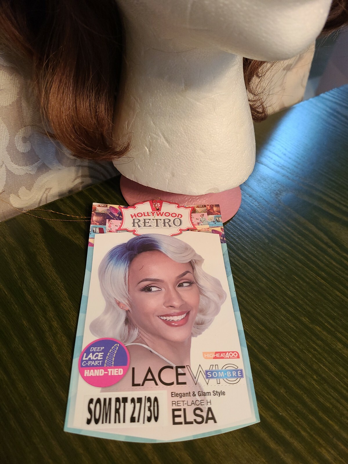 NWT SIS Deep Lace Part C Part Hand Tied ELSA Lace Wig