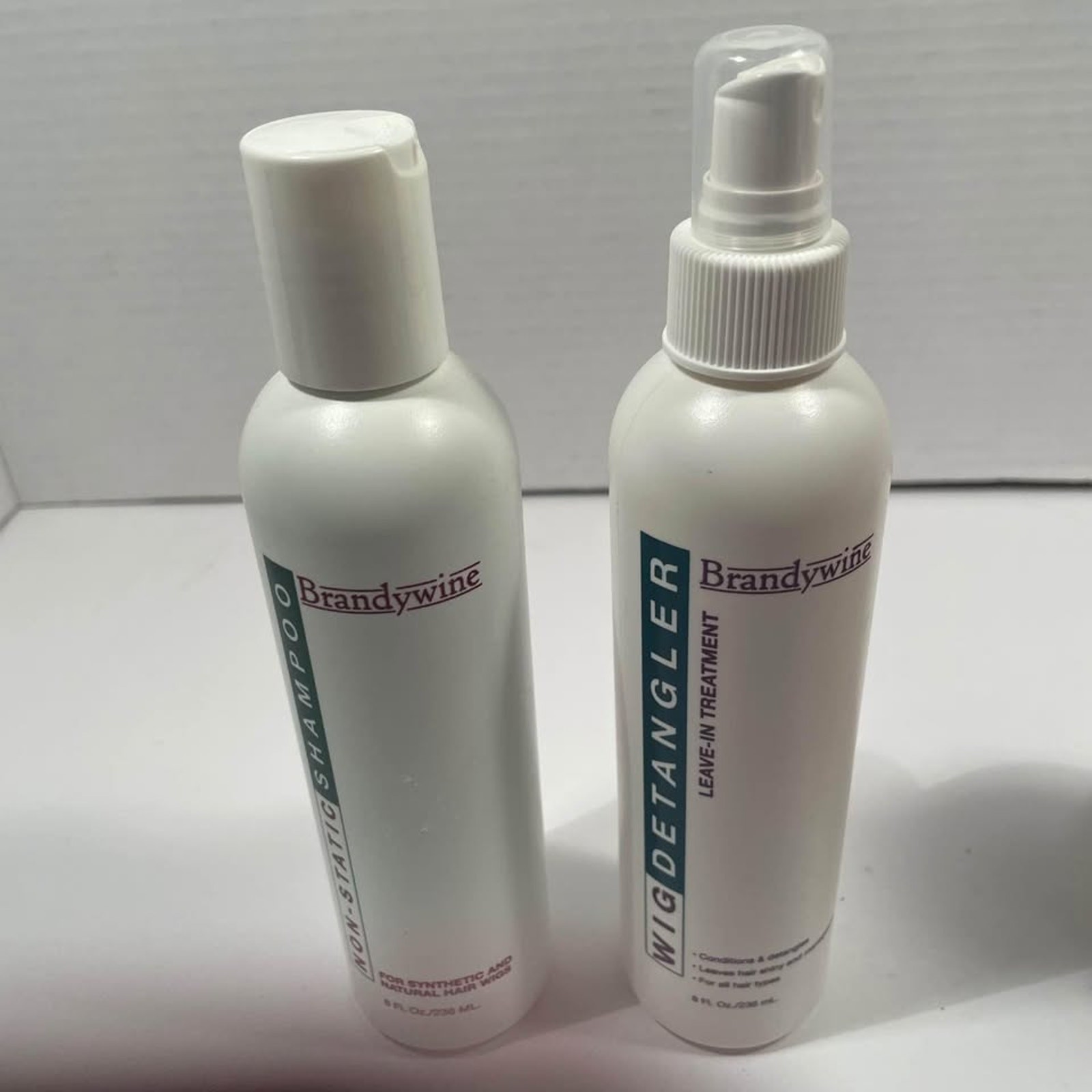 Brandywine Non-Static Shampoo & Leave-in Detangler for Synthetic & Natural Wigs
