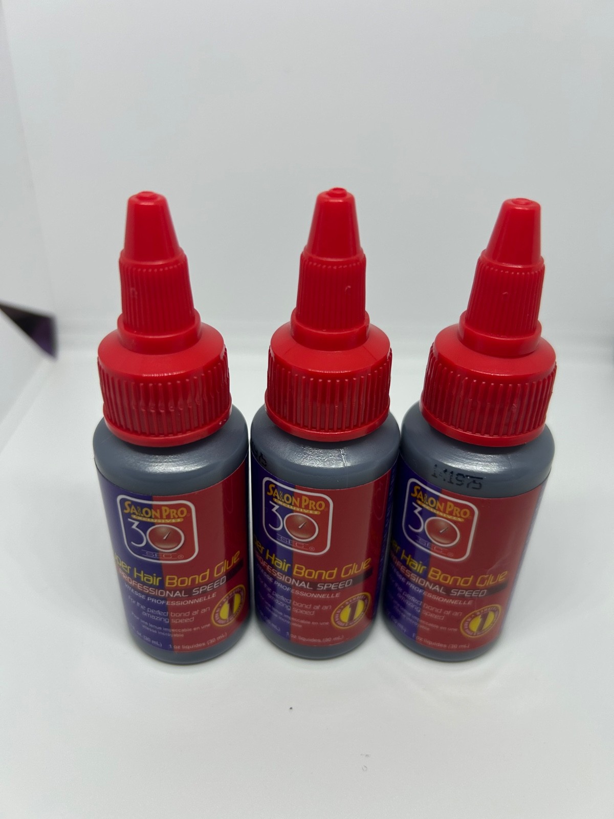 SALONPRO 30 SUPER HAIR BOND GLUE 1fl oz – PACK OF 3