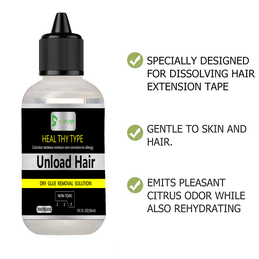 Lace Wig Adhesive 1.3 oz Glue and Glue Remoevr 1.0 oz for Hair Replacement Wig