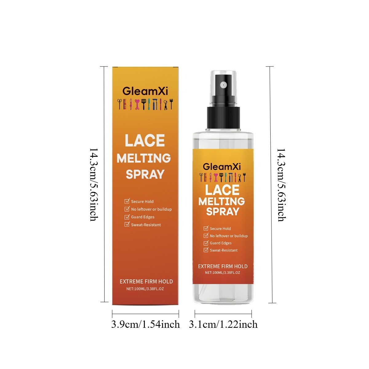 Unisex Lace Wig Spray That Is Natural And Long-Lasting, Gentle And…
