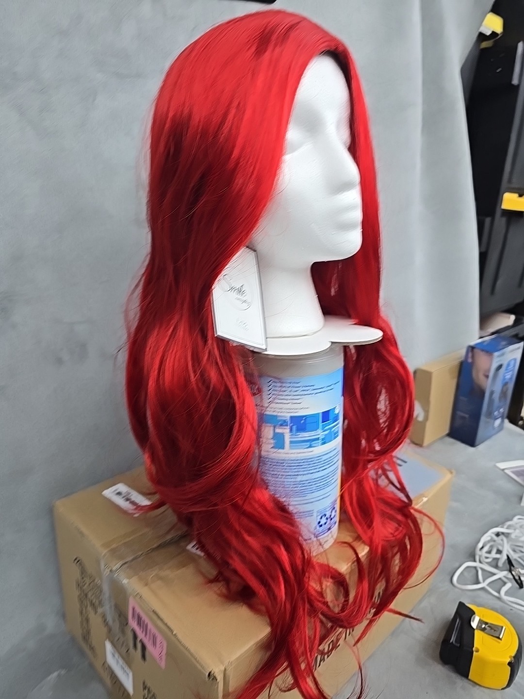 Beautiful Very Long Hair Red Wig Adult Little Mermaid or Brave Character – New