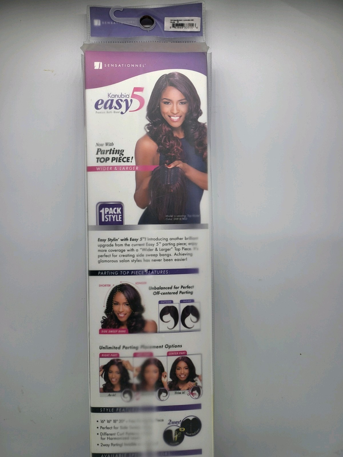 Senationnel Snap Top Dancer 1pk For Full Head 16 16 18 20