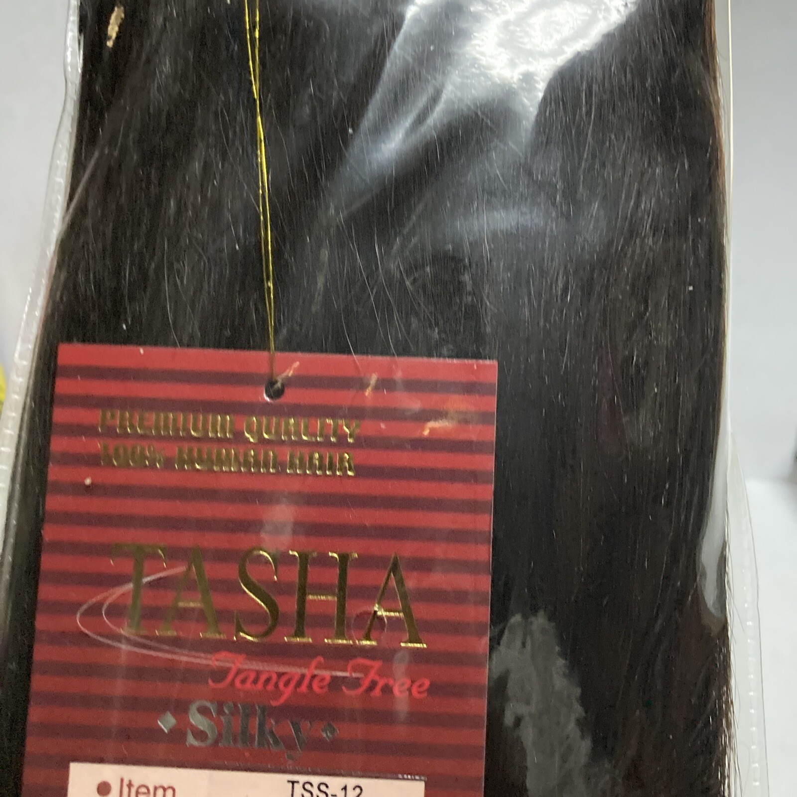 1 Pack 10″ TASHA Premium Quality 100% Human Silky Weave Extension Hair Color 4.