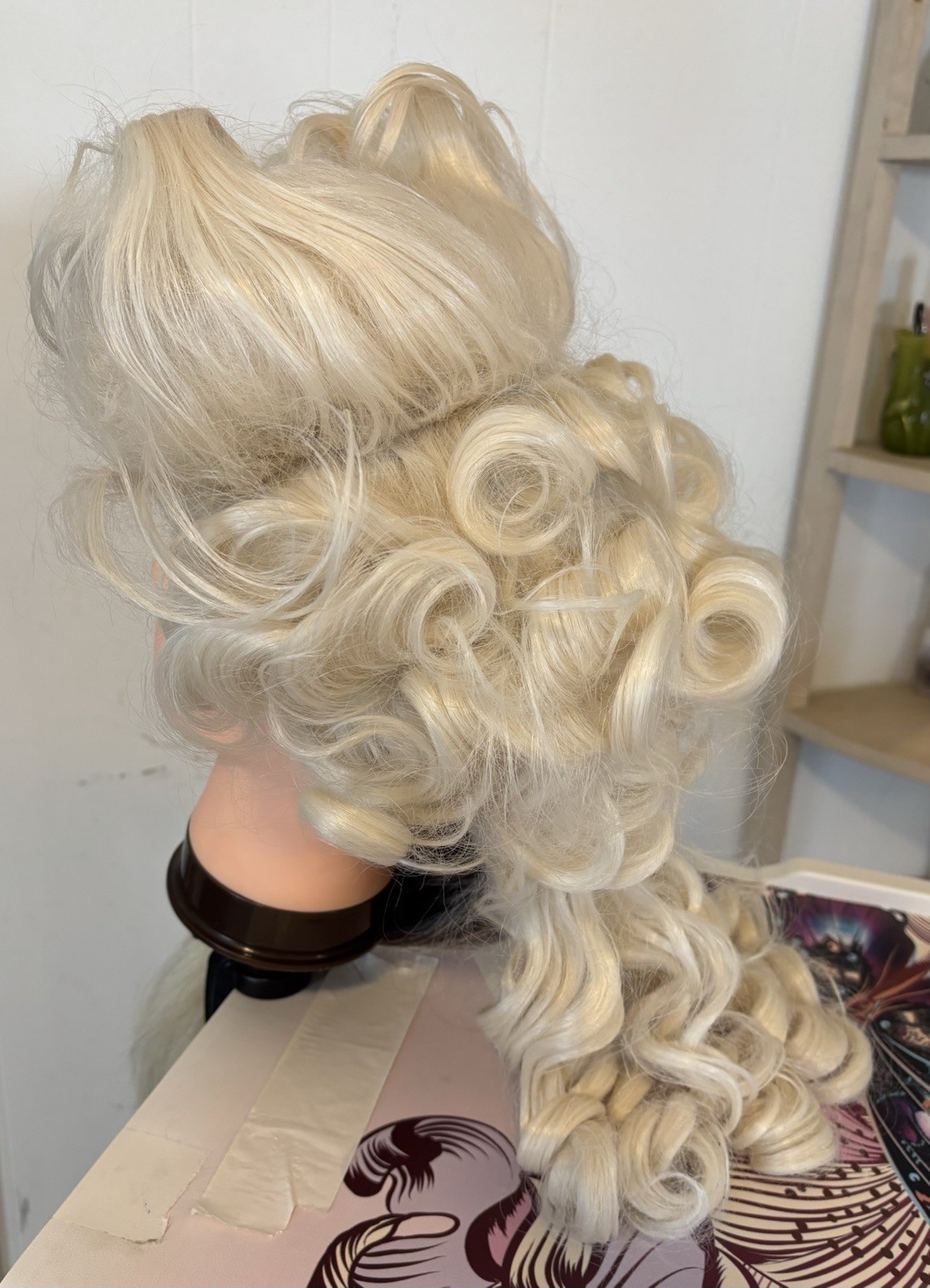 Marie Antoinette Wig Adult Fever Wigs with 2 Beige Wig Caps 1 Size