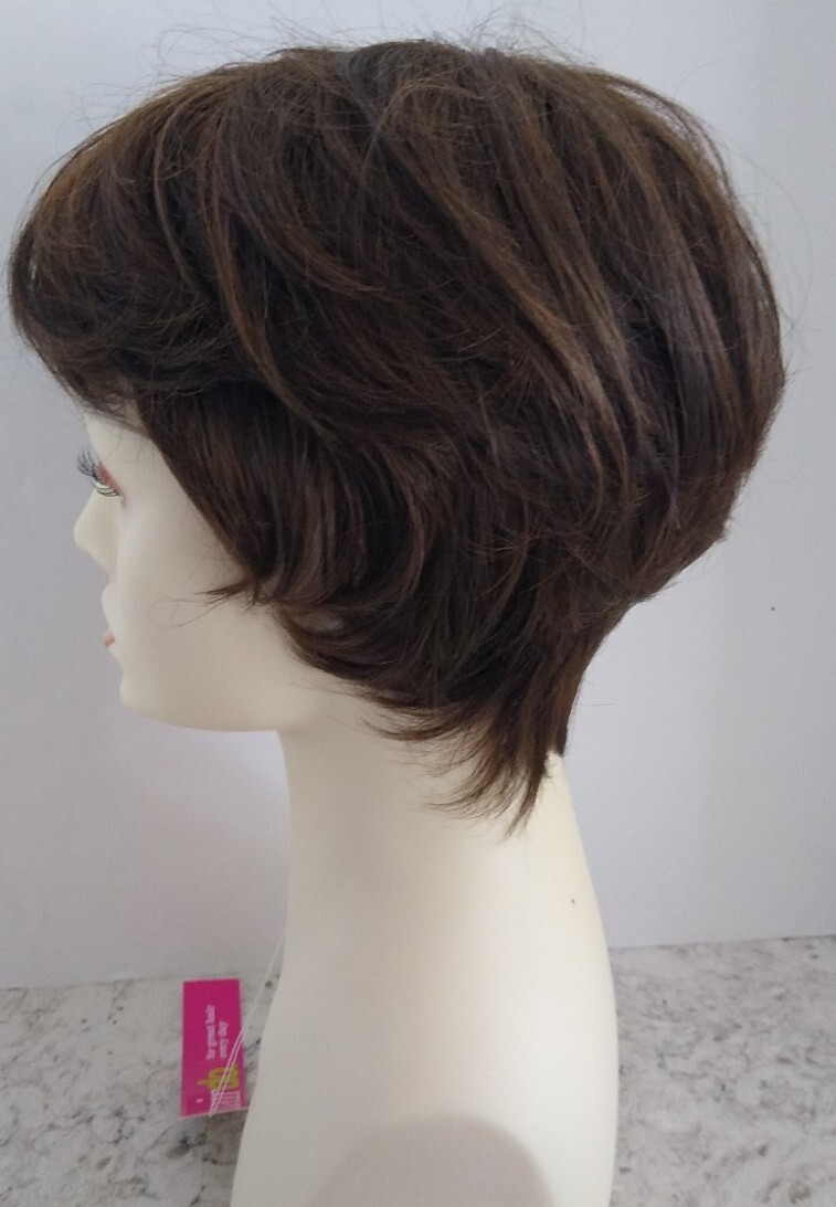 Hair u wear Hairdo Feather Cut Wig, R10 CHESTNUT NWT