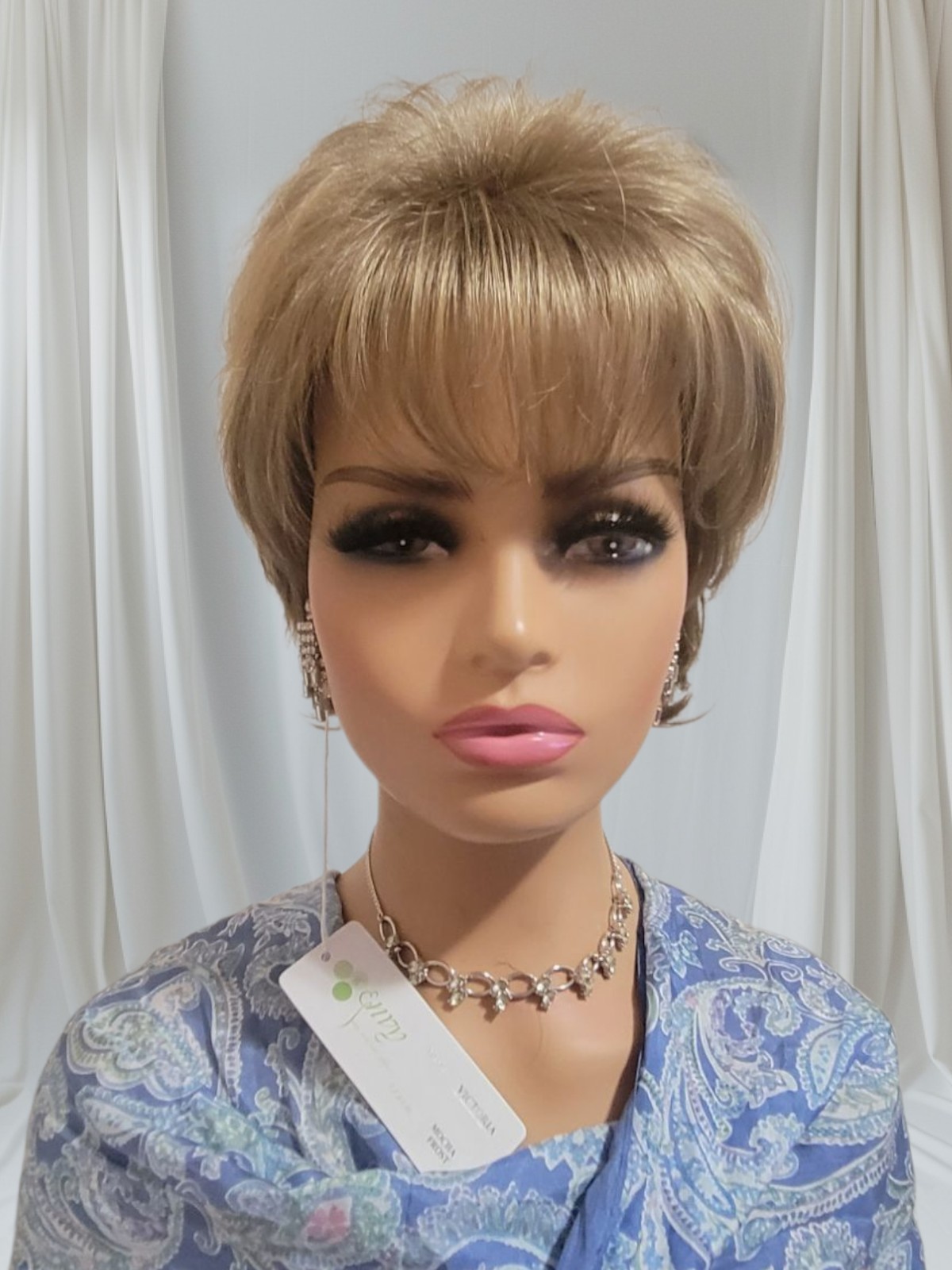 VICTORIA Wig by ENVY, MOCHA FROST, Open Cap, Capless NEW!