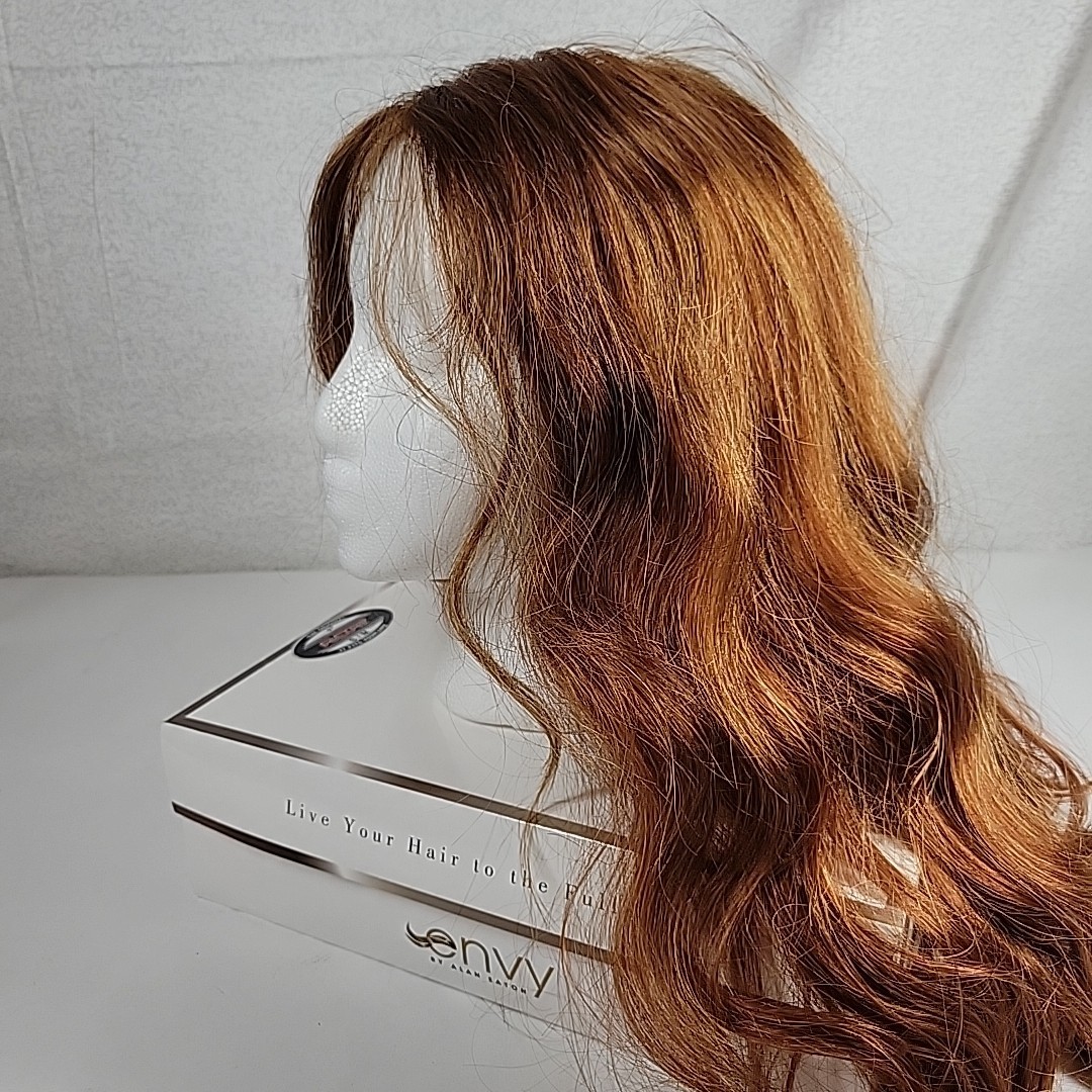 Envy Wig MAYA Synthetic Color Lighter Red Long Hair Box SZ S/M EUC