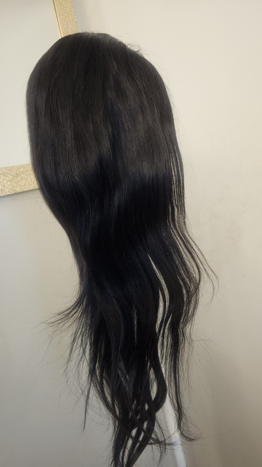 High Quality regular Top 24 to 26″ straight 100% Virgin Human Hair Lace Wig