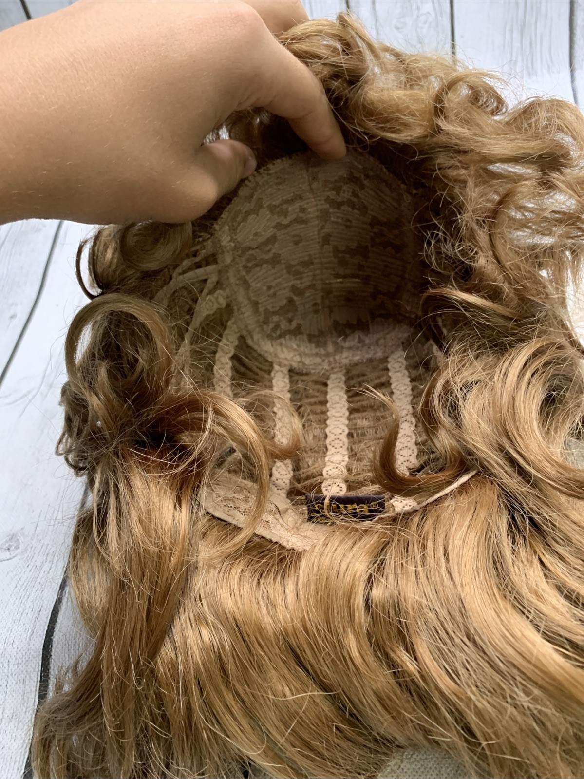 Tony Of Beverly ELURA Vintage Wig Longer Length AUBURN Red Brown Hair Curls