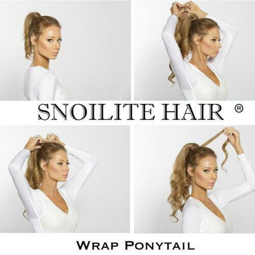 Ponytail Clip In As Human Pony Tail Hair Extension Real Long Thick Curly Wavy
