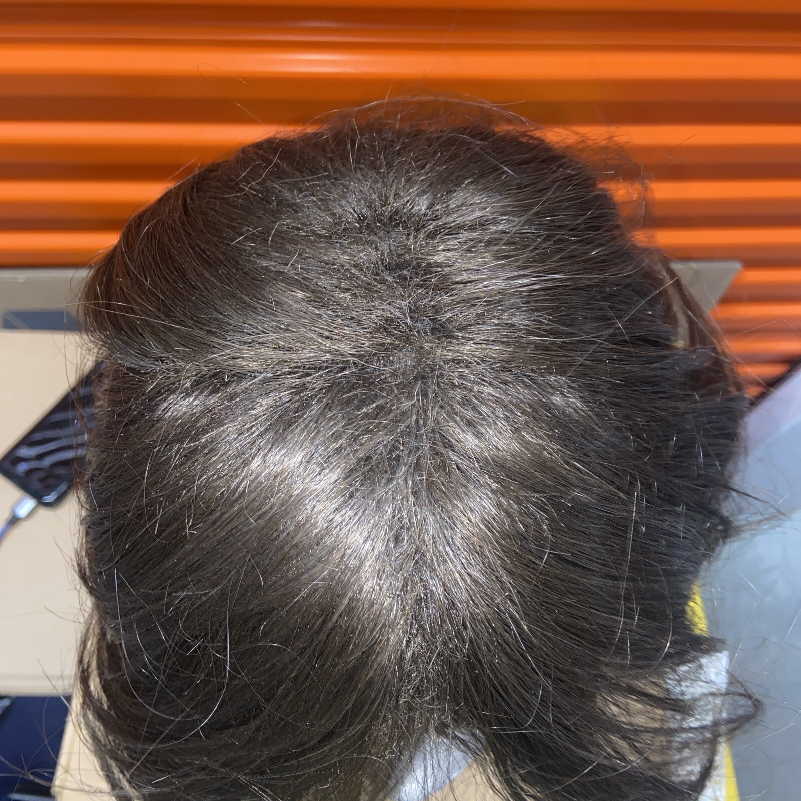 Medium hairpiece made in Thailand preowned
