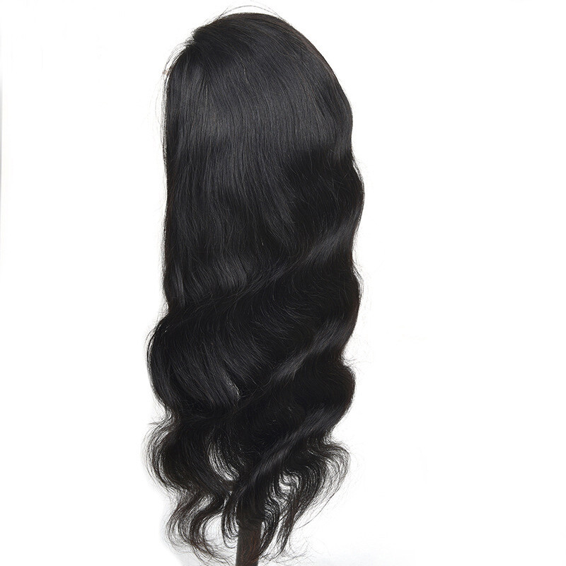 T-part 4*1 Lace Wig Brazilian 100% Human Hair Natural Color Straight Body Wave