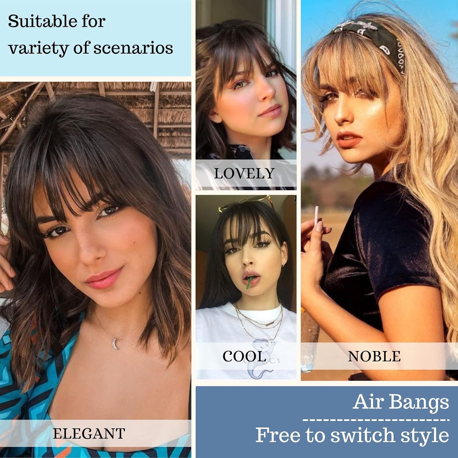 Cute and Nifty Bangs Hair Extensions
