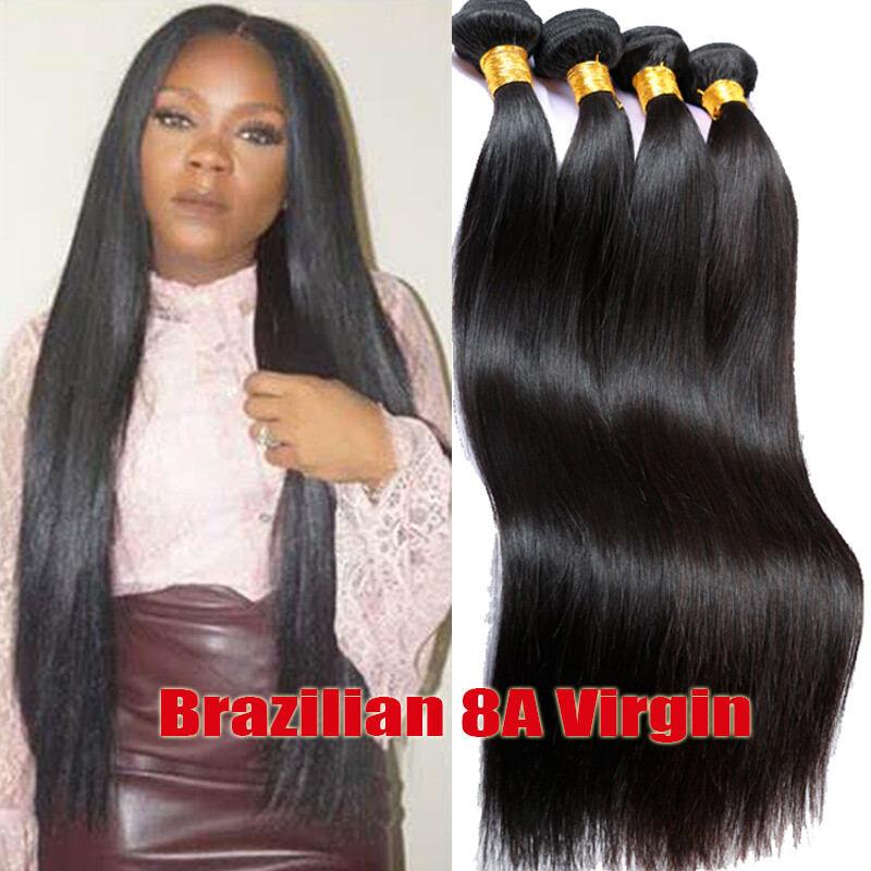 CLearance Brazilian Weaving Weft 4BUNDLES=400G 8A Virgin Human Hair Extensions U