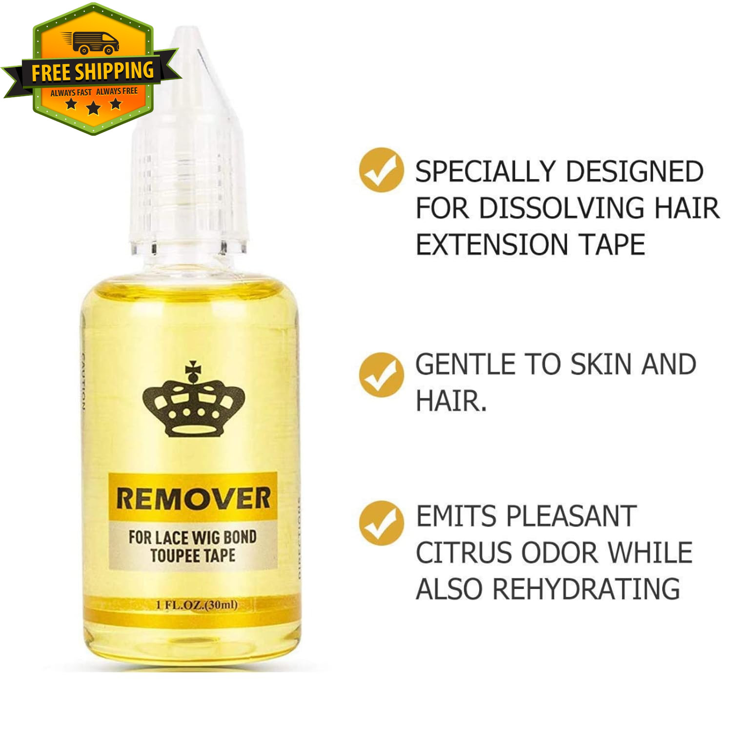 Tape In Hair Extension Remover Glue Adhesive Remover Wig Hairpiece Care