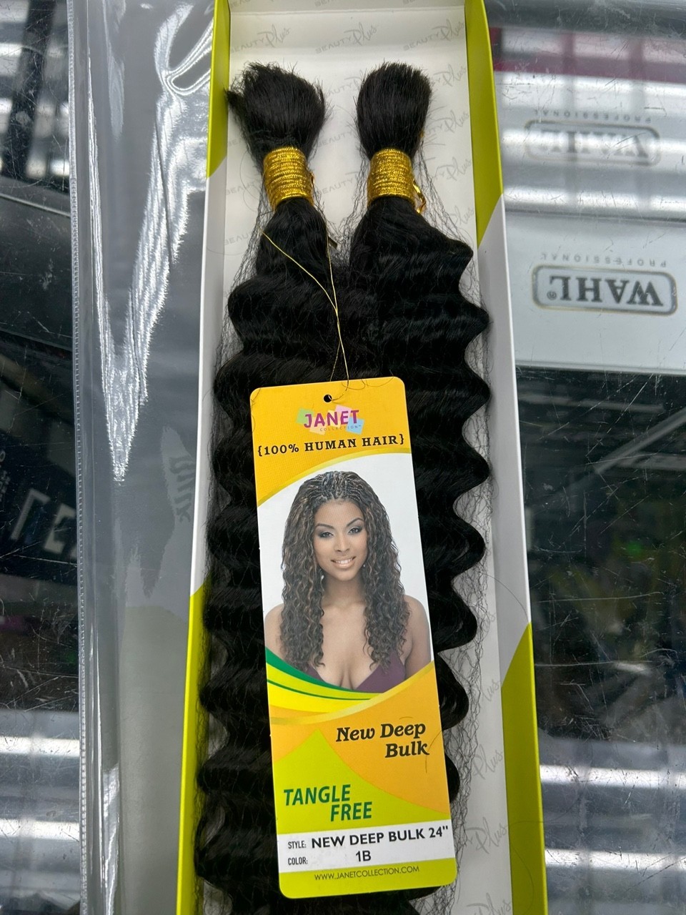 JANET COLLECTION – New Deep Bulk 100% Human Hair Braid 14″ 16″ 18″ 24″ FREE SHIP